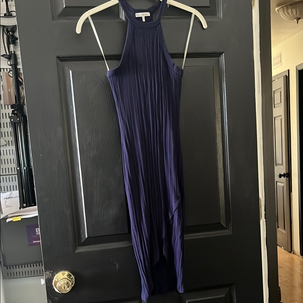 Navy Blue Sleeveless Dress